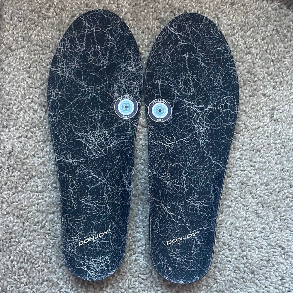 DonJoy Black and Gray Insoles